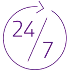 CONNÉCTÉ 24H/24